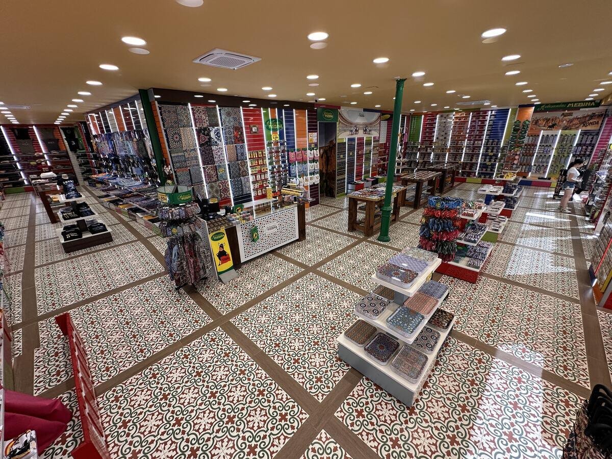 Rincón de la tienda de Artesanías Medina en Espinel 11, Ronda