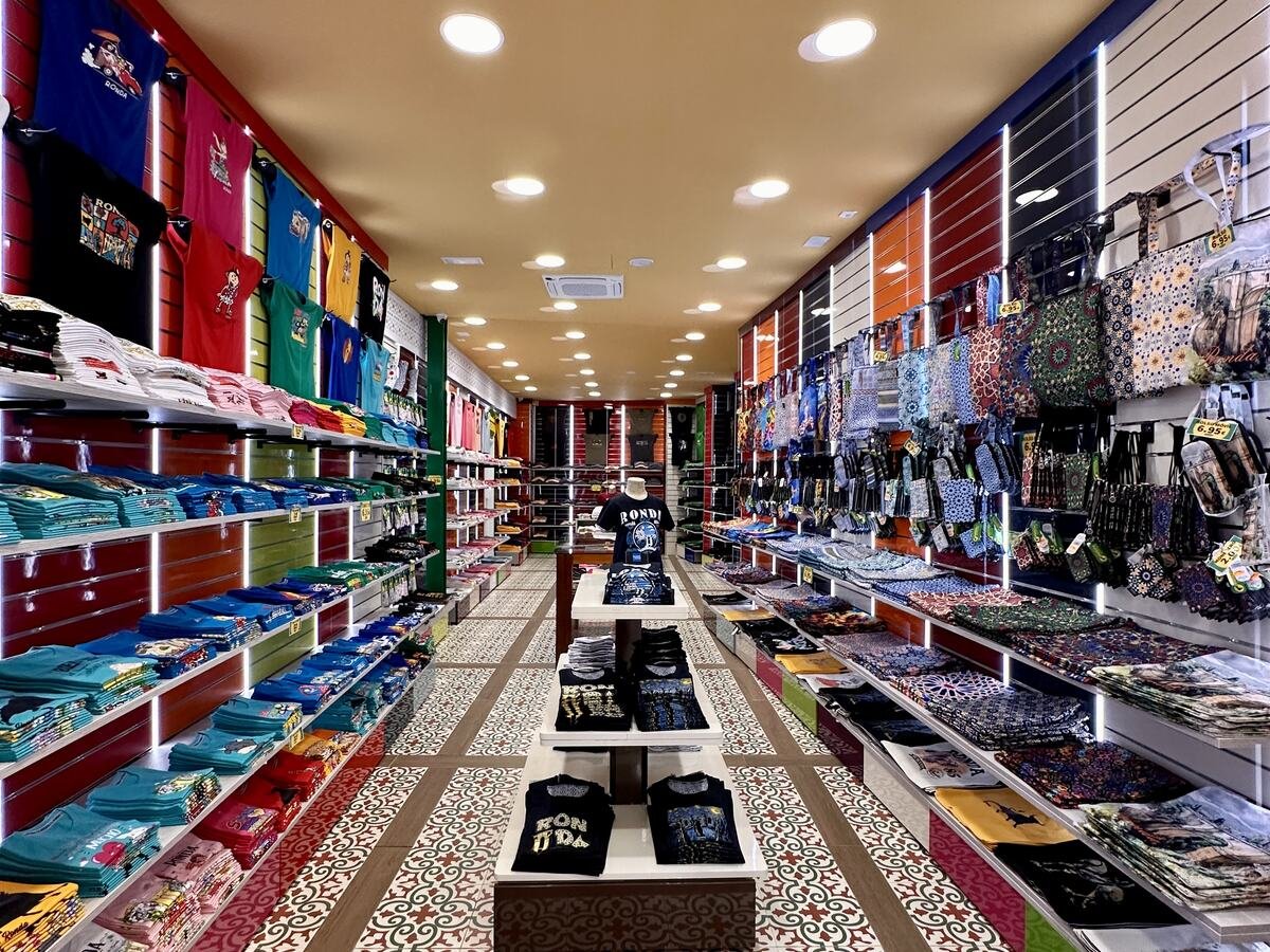 Rincón de la tienda de Artesanías Medina en Espinel 11, Ronda