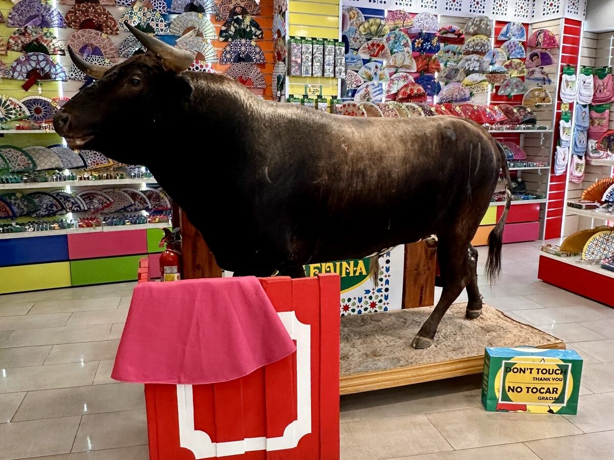 Rincón de la tienda de Artesanías Medina en Espinel 13, Ronda